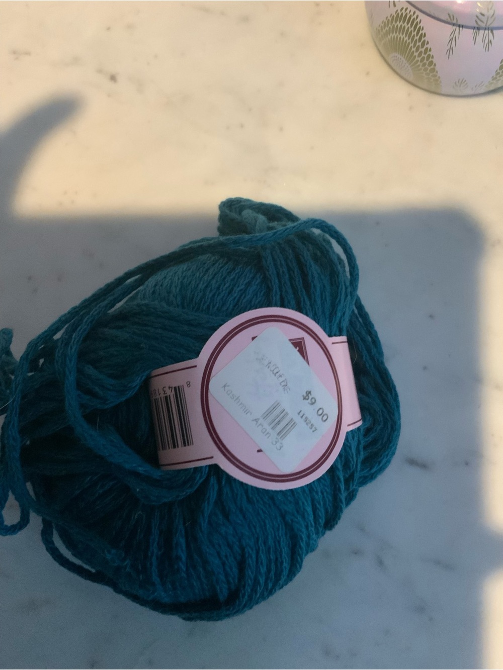 Louisa Harding Kashmir Aran Yarn – Teal – Cashmere Blend
